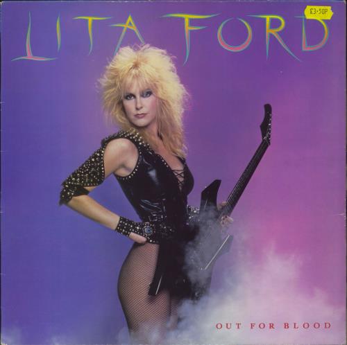 Lita Ford Out For Blood vinyl LP album (LP record) UK LTFLPOU232783