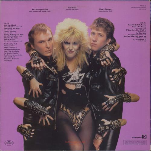 Lita Ford Out For Blood vinyl LP album (LP record) UK LTFLPOU232783