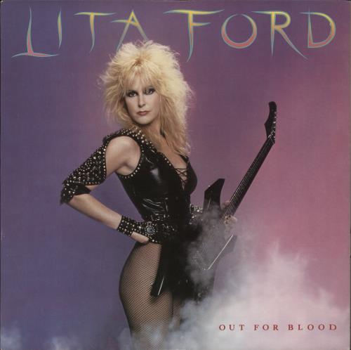 Lita Ford Out For Blood vinyl LP album (LP record) US LTFLPOU850063