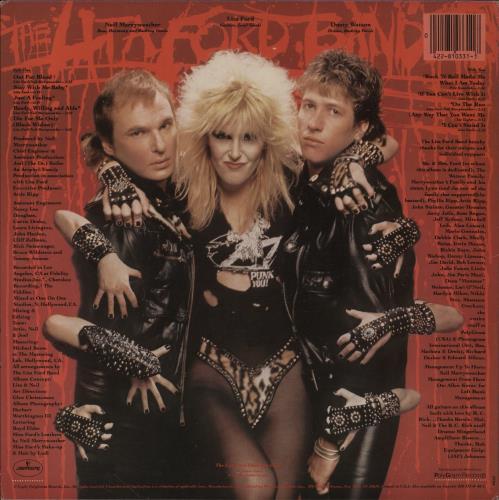 Lita Ford Out For Blood vinyl LP album (LP record) US LTFLPOU850063