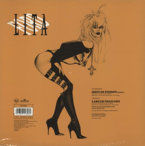 Lita Ford Shot Of Poison 12" vinyl picture disc (12 inch picture record) UK LTF2PSH36769