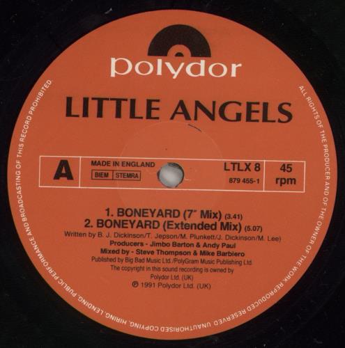 Little Angels Boneyard 12" vinyl single (12 inch record / Maxi-single) UK LIT12BO12775
