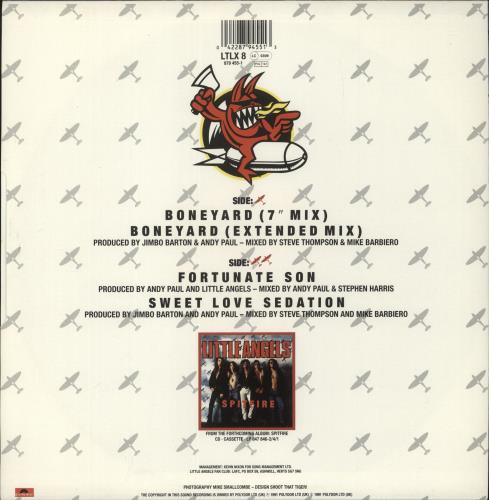 Little Angels Boneyard 12" vinyl single (12 inch record / Maxi-single) UK LIT12BO12775