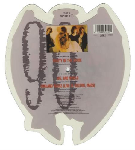 Little Angels Ninety In The Shade - Stickered PVC shaped picture disc (picture disc vinyl record) UK LITSHNI07790