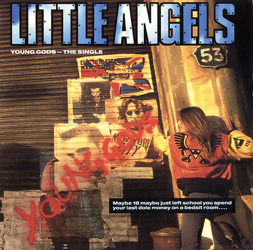 Little Angels Young Gods 7" vinyl single (7 inch record / 45) UK LIT07YO82378