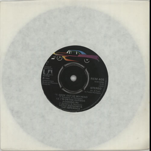 Little Anthony And The Imperials Goin' Out Of My Head 7" vinyl single (7 inch record / 45) UK A&I07GO600875