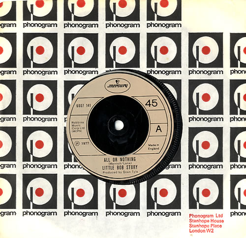 Little Bob Story All Or Nothing 7" vinyl single (7 inch record / 45) UK LI307AL592885