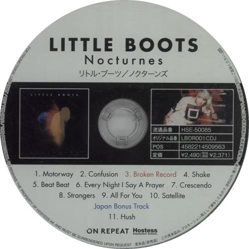 Little Boots Nocturnes CD album (CDLP) Japanese LT4CDNO665103