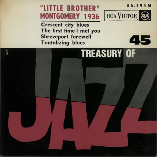 Little Brother Montgomery Treasury Of Jazz No. 45 7" vinyl single (7 inch record / 45) French LM507TR641684