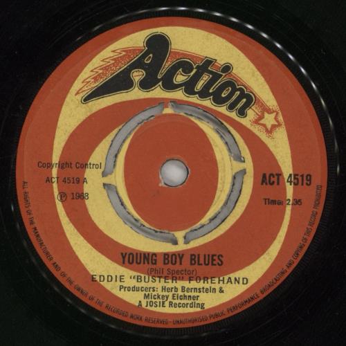Little Buster Young Boy Blues 7" vinyl single (7 inch record / 45) UK -M107YO885388