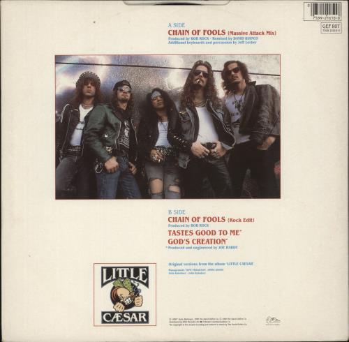 Little Caesar Chain Of Fools - P/S 12" vinyl single (12 inch record / Maxi-single) UK LDX12CH865362