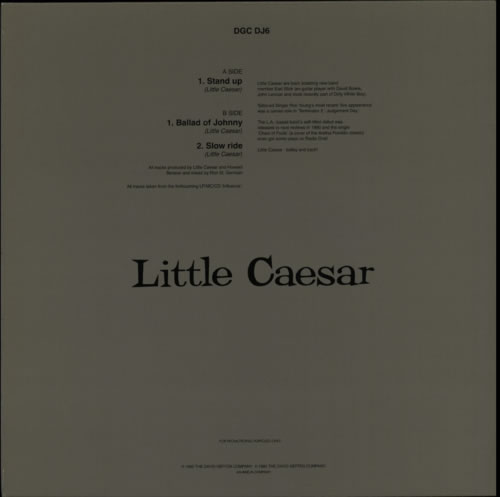 Little Caesar Influence 12" vinyl single (12 inch record / Maxi-single) UK LDX12IN596678