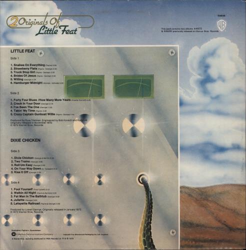 Little Feat 2 Originals Of Little Feat 2-LP vinyl record set (Double LP Album) UK LFE2LOR208826