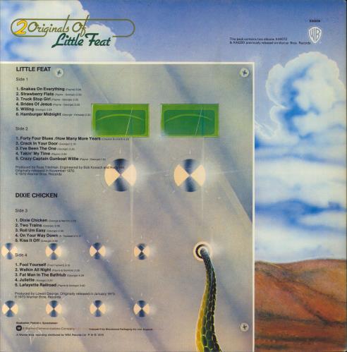 Little Feat 2 Originals Of Little Feat 2-LP vinyl record set (Double LP Album) UK LFE2LOR829489