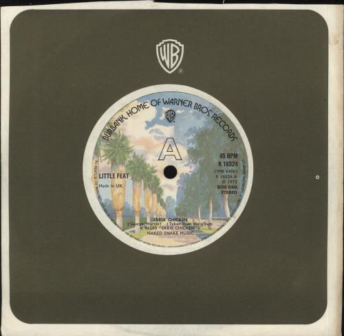 Little Feat Dixe Chicken 7" vinyl single (7 inch record / 45) UK LFE07DI718313