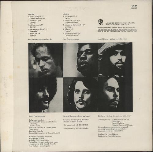 Little Feat Dixie Chicken - 2nd - Shrink vinyl LP album (LP record) UK LFELPDI865095