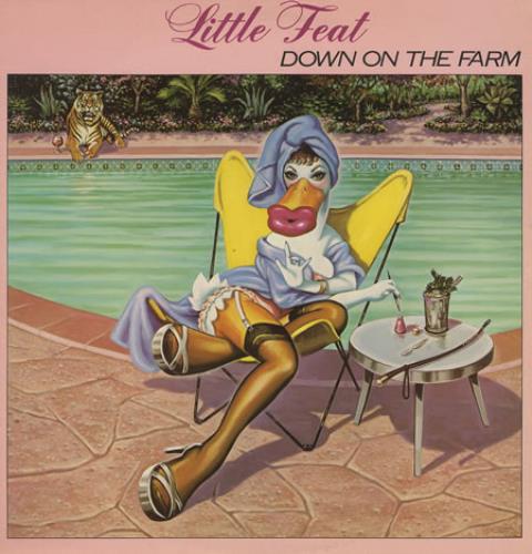 Little Feat Down On The Farm - EX vinyl LP album (LP record) UK LFELPDO61630