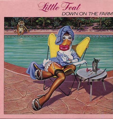 Little Feat Down On The Farm vinyl LP album (LP record) Italian LFELPDO333314