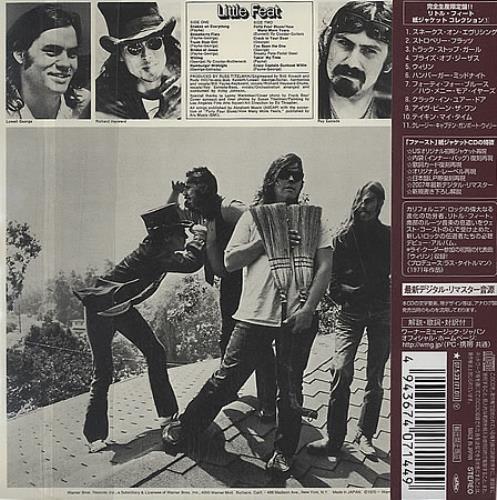 Little Feat Little Feat CD album (CDLP) Japanese LFECDLI396157