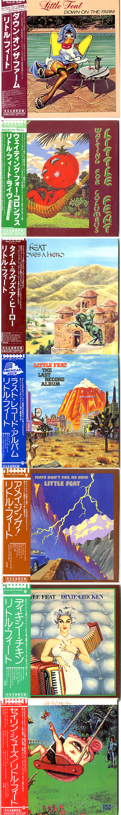 Little Feat Paper Sleeve Collection CD album (CDLP) Japanese LFECDPA620114
