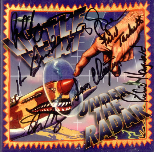 Little Feat Under The Radar - Fully Autographed CD album (CDLP) US LFECDUN503571