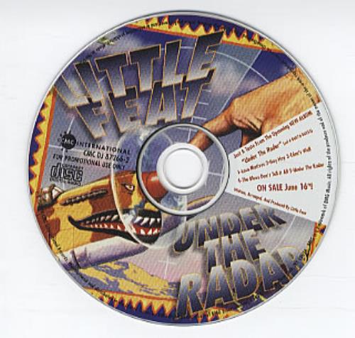 Little Feat Under The Radar Sampler CD single (CD5 / 5") US LFEC5UN123663