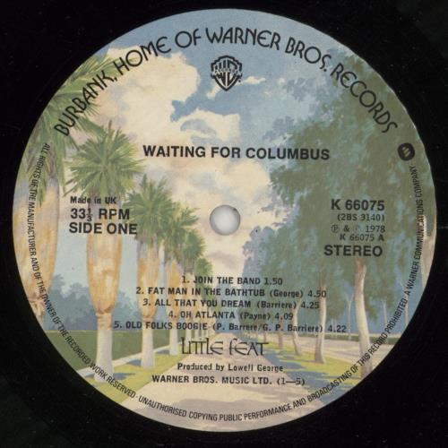 Little Feat Waiting For Columbus 2-LP vinyl record set (Double LP Album) German LFE2LWA551980