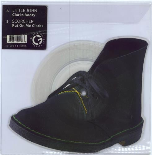 Little John Clarks Booty shaped picture disc (picture disc vinyl record) UK LJMSHCL583388