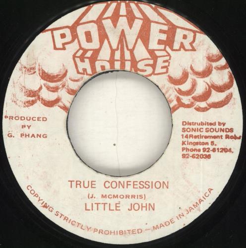 Little John True Confession 7" vinyl single (7 inch record / 45) Jamaican LJM07TR716099
