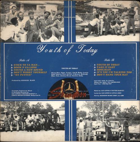 Little John Youth Of Today vinyl LP album (LP record) US LJMLPYO711502