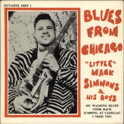 LITTLE MACK SIMMONS Blues From Chicago 7" vinyl single (7 inch record / 45) UK 0XW07BL737548