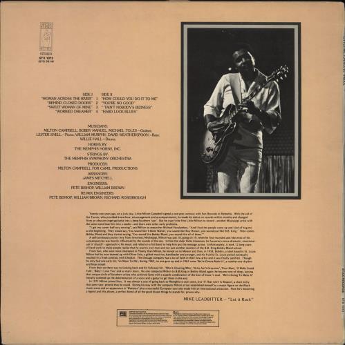 Little Milton Blues 'N Soul vinyl LP album (LP record) UK LTLLPBL766505