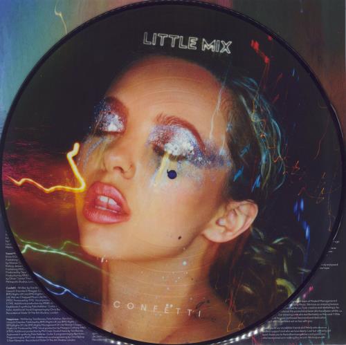 Little Mix Confetti - Jade Edition picture disc LP (vinyl picture disc album) UK L8WPDCO775771
