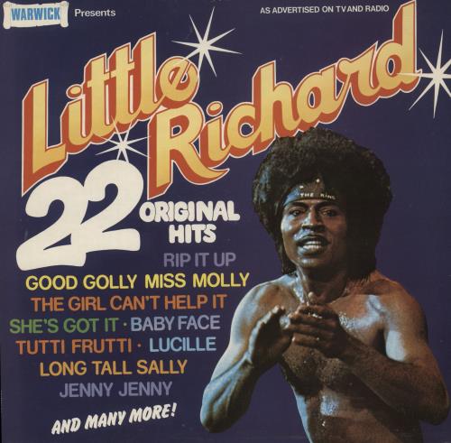 Little Richard 22 Original Hits vinyl LP album (LP record) UK LTRLPOR421206