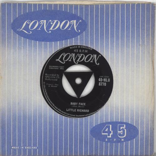 Little Richard Baby Face 7" vinyl single (7 inch record / 45) UK LTR07BA677412
