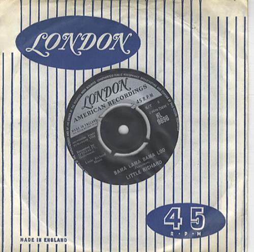 Little Richard Bama Lama Bama Loo 7" vinyl single (7 inch record / 45) UK LTR07BA272829