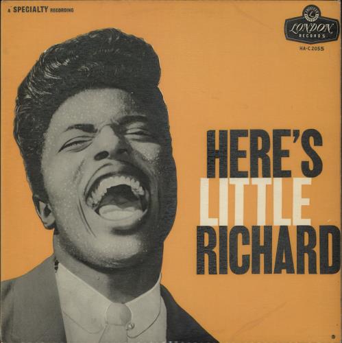 Little Richard Here's Little Richard - VG vinyl LP album (LP record) UK LTRLPHE568565