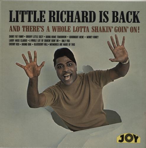Little Richard Little Richard Is Back vinyl LP album (LP record) UK LTRLPLI681407