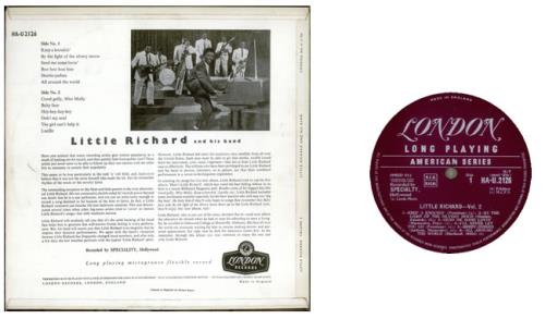 Little Richard Little Richard Volume 2 - Flipback vinyl LP album (LP record) UK LTRLPLI533989