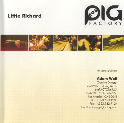 Little Richard Little Richard CD-R acetate US LTRCRLI518854