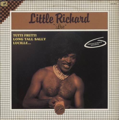 Little Richard Live vinyl LP album (LP record) French LTRLPLI889645