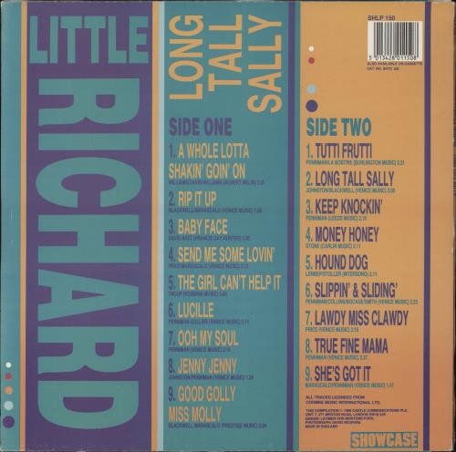 Little Richard Long Tall Sally vinyl LP album (LP record) UK LTRLPLO574120