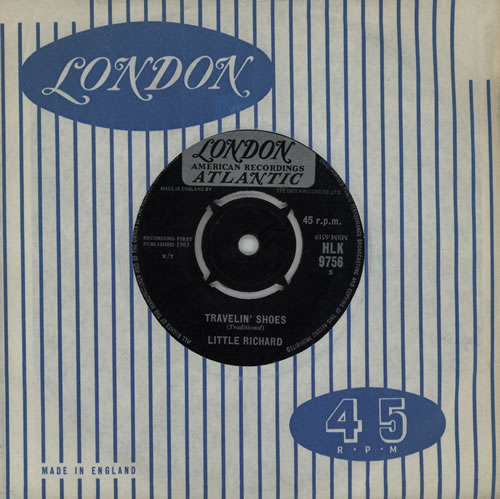 Little Richard Travelin' Shoes 7" vinyl single (7 inch record / 45) UK LTR07TR571614