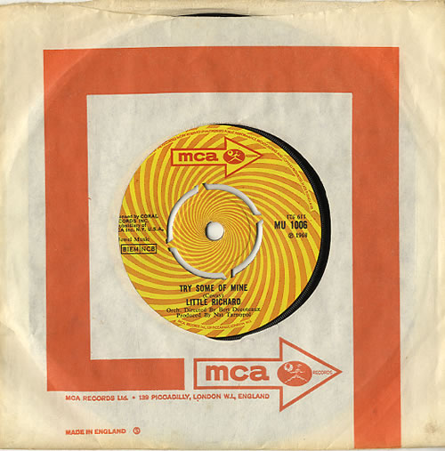 Little Richard Try Some Of Mine 7" vinyl single (7 inch record / 45) UK LTR07TR621016