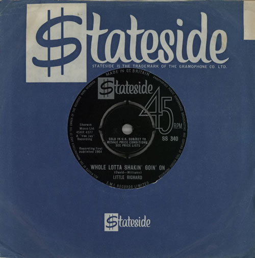 Little Richard Whole Lotta Shakin' Goin' On 7" vinyl single (7 inch record / 45) UK LTR07WH571615