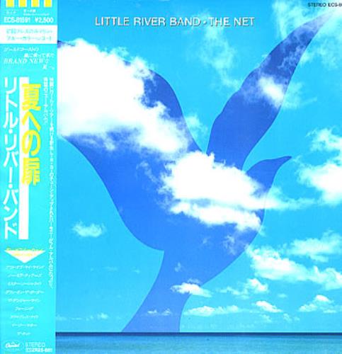 Little River Band The Net - Blue Vinyl vinyl LP album (LP record) Japanese LRBLPTH300944