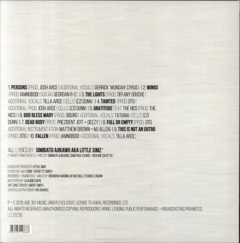 Little Simz A Curious Tale Of Trials + Persons vinyl LP album (LP record) UK ZJ5LPAC839344