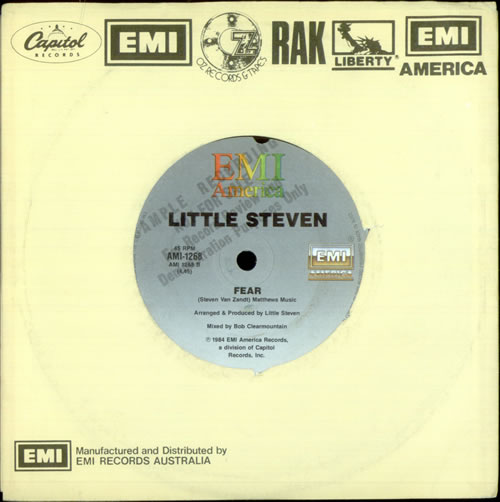 Little Steven Out Of The Darkness 7" vinyl single (7 inch record / 45) Australian LTS07OU521738