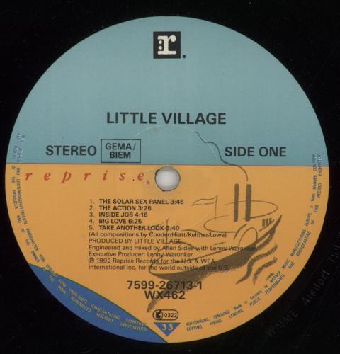 Little Village Little Village vinyl LP album (LP record) UK LVGLPLI531068