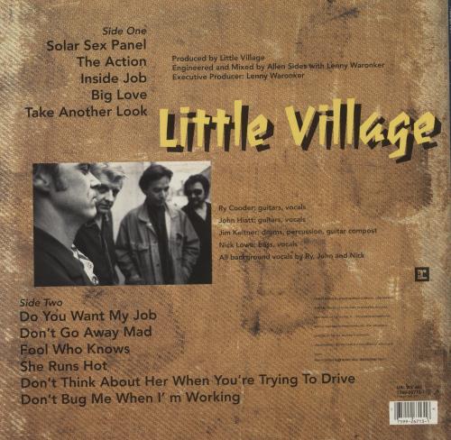 Little Village Little Village vinyl LP album (LP record) UK LVGLPLI531068